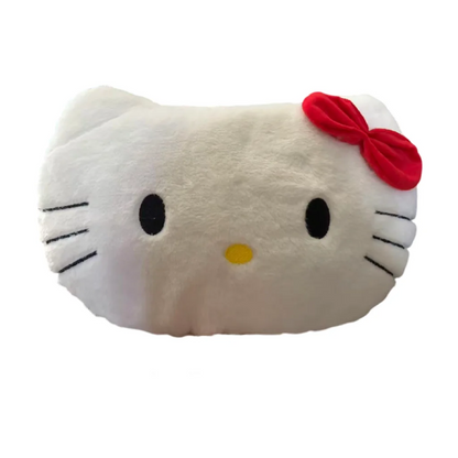 Anime Sanrio Hello Kitty Cute Cartoon Head Plush Pillow Sofa Bedside Cushion Car Cushion Nap Pillow Birthday Gifts for Girl