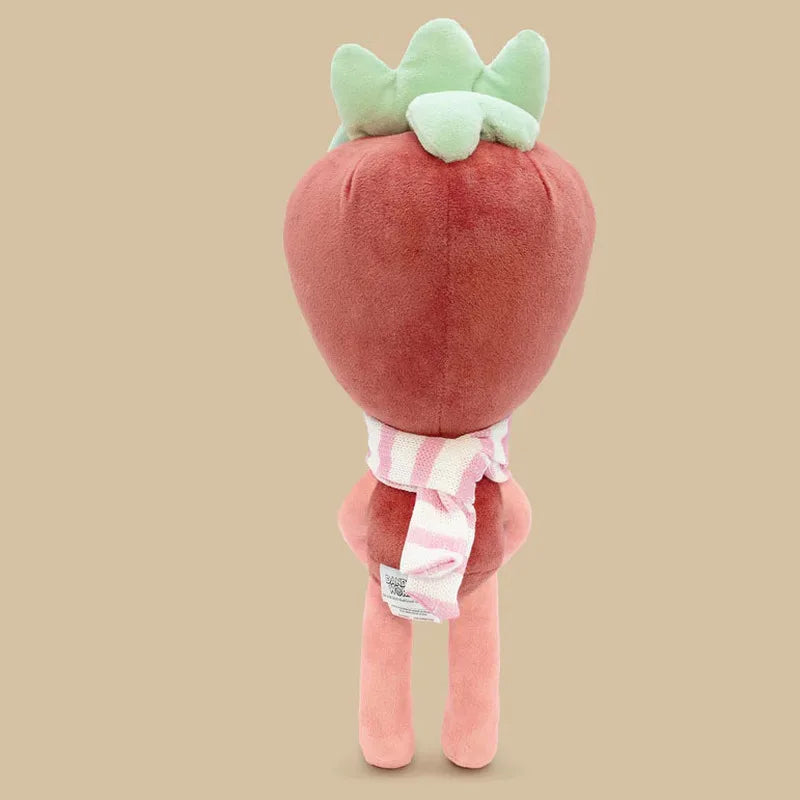 35cm D-Dandys W-World Sprout Deluxe Strawberry Cartoon Plush Toy Cute Soft Stuffed Doll With Cupcake Game Fans Home Decor Gifts