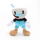 New 25cm Adventure Game Cuphead Plush Toy Mugman The Devil Legendary Chalice Plush Dolls Toys for Children Gifts