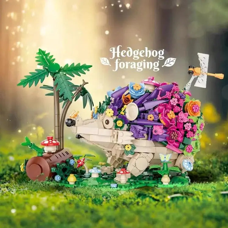 Creative Expert MOC Turtle Flower Potted Plant Building Block Sets Cute Flower Model Building Blocks Set Toys for Adult Kid Gift