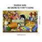 46*28cm 500 Pieces Jigsaw Puzzle for Adults Painting The Cat in The Bower Paper Puzzles Home Decor Wall Display Festival Gift