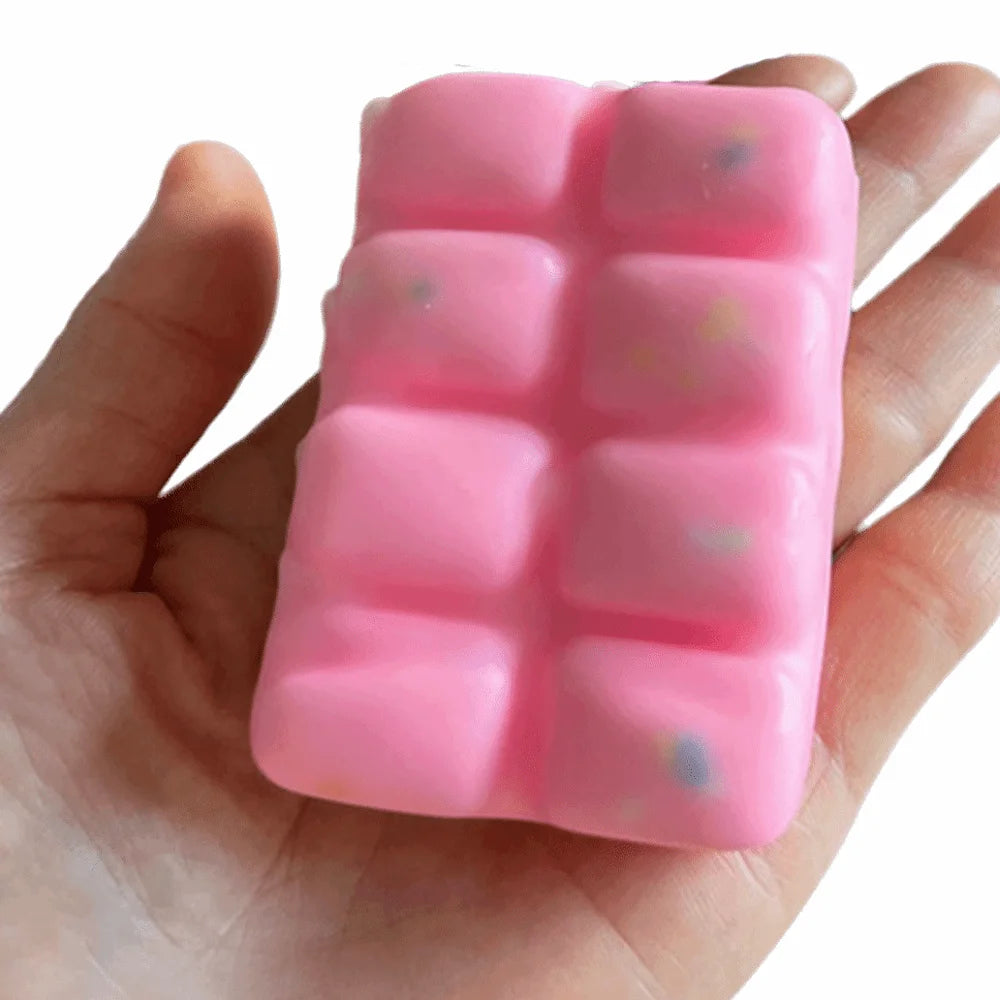 Handmade Crispy Chocolate Squishy Toy Portable Lightweight Crispy Chocolate Pinching Toy Crunchy Sound Sensory Sensory