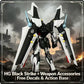 41 HG 1/144 Black Strike Mecha with Wing Backpack & Equipment Parts, Assembly Model Kit, Collectible Decor & Gift for Boys