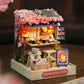 Mini Miniature Dollhouse DIY Small House Kit Making Room Toys Home Bedroom Decorations With Furniture Wooden Craft Doll Houses
