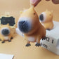 Mini Capybara Pinch Statue Stretchable Squeeze Fidget Capybara Figurines Soft Cartoon Animal Figure Home Decor Creative Gift