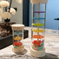 Baby Wooden Rain Sound Pipe Simulation Rain Sound Wooden Toy Gift Hourglass Fun Music Shaker Early Education Enlightenment Toy