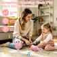 Electronic Dancing Squid Toys with Light&Music Funny Induction Lying Flat Squid Toddler Interactive Development Tummy Time Gifts