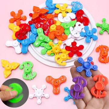 10-30pcs Mini Fingertip Gyroscope Spinners Children's Party Color Spinning Toys Spinning Gyroscopes Party Stress Relief Gifts