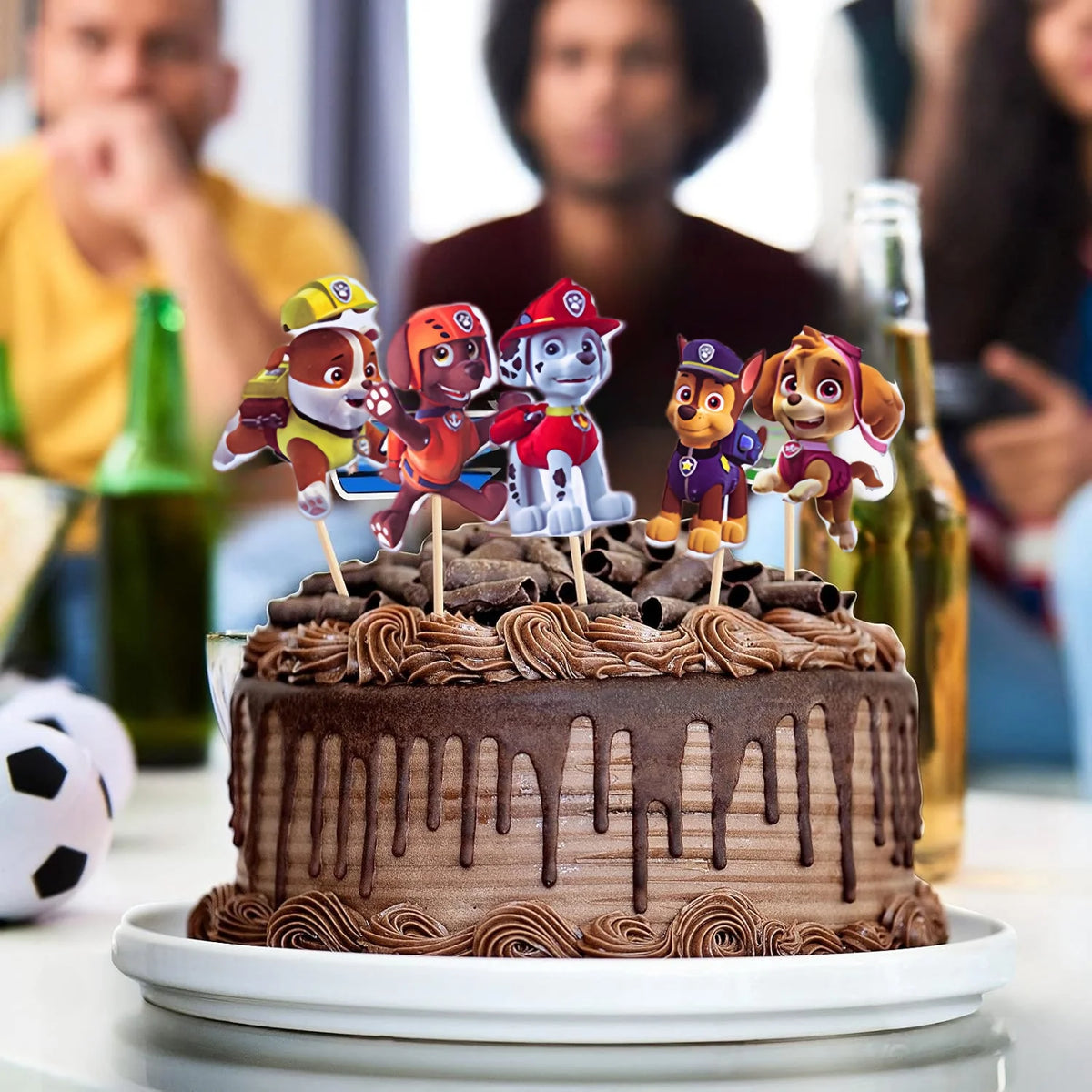 PAW Patrol Cake Topper Dog PAW Party Happy Birthday PAW Patrol Cupcake Decoration Baking DIY Supplies PAW Patrol party Favors