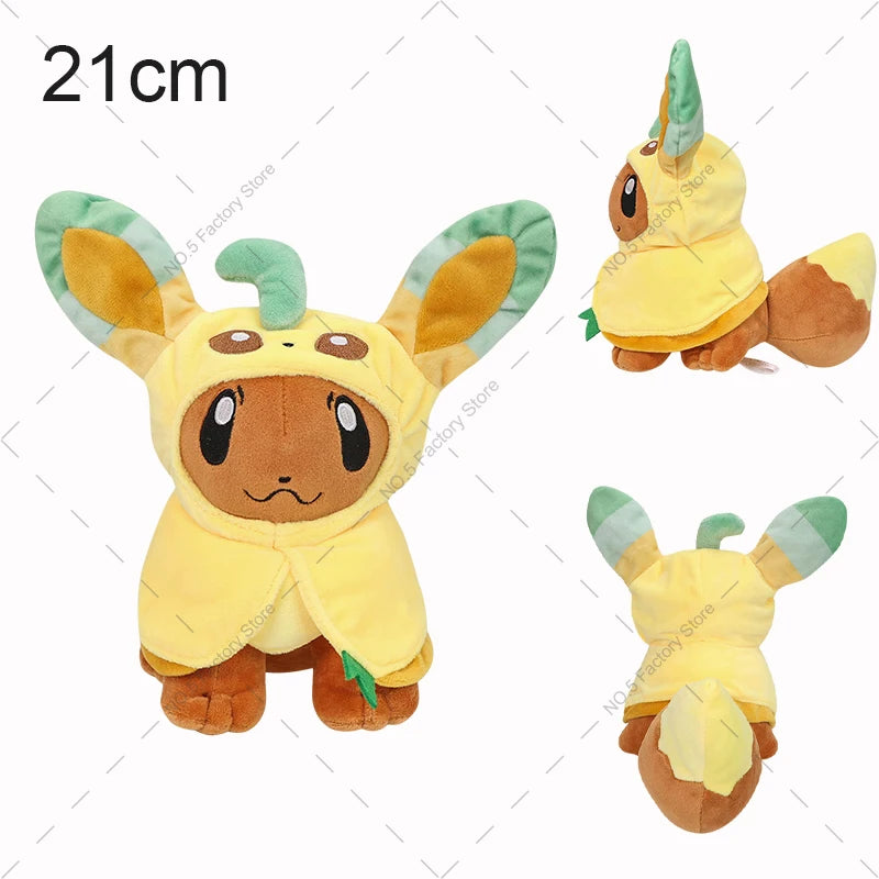 32 Style Eevee Plush Toy Pokemon Eeveelution Umbreon Vaporeon Jolteon Flareon Espeon Leafeon Cartoon Stuffed Animal Doll Peluche