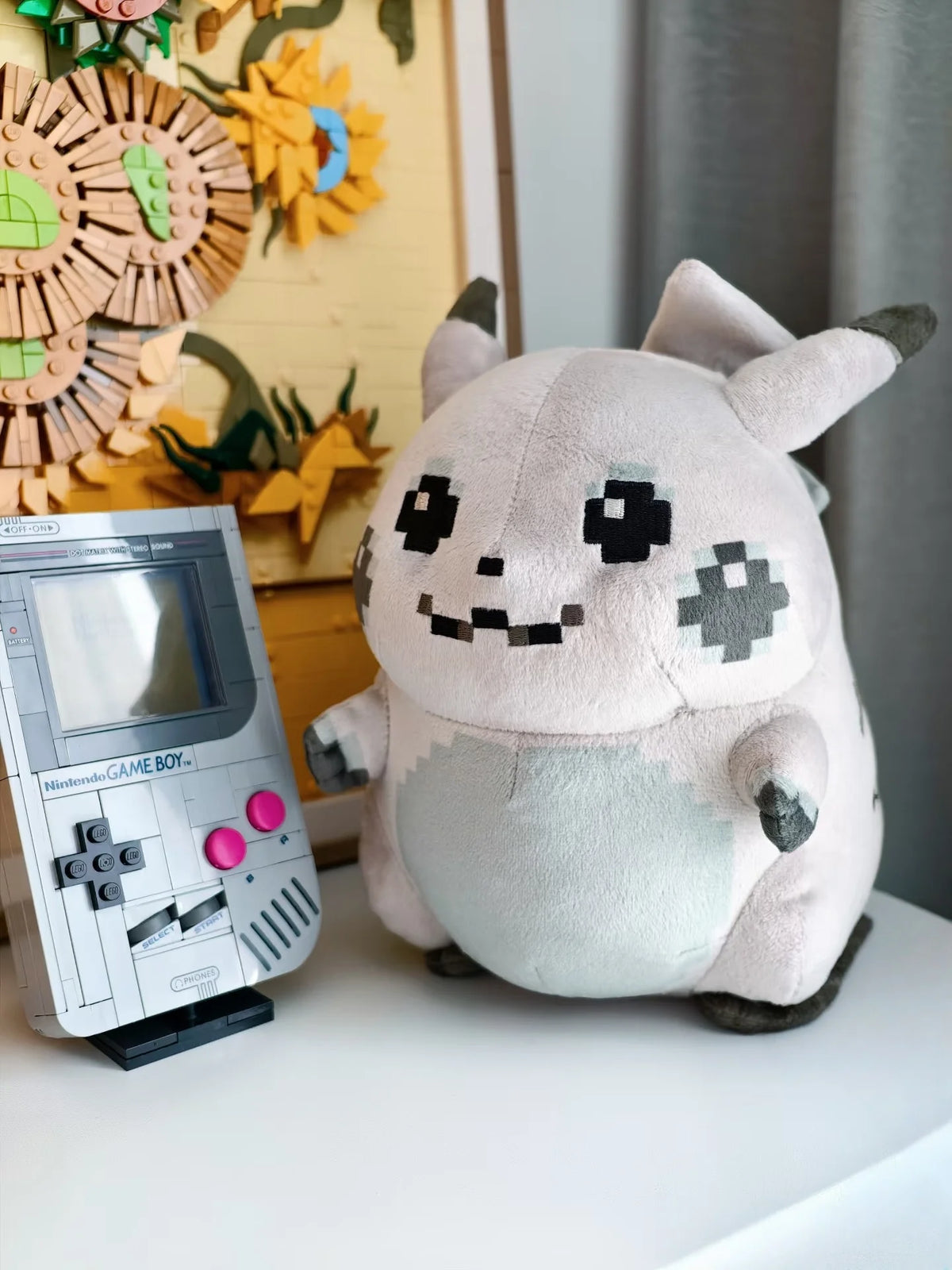 Pokemon Initial Pikach Plush Pixel Pikachu Stuffed Doll Anime Hobbies Toys Adorably Home Decor Toys Anime Doll Birthday Gifts