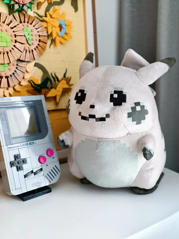 Pokemon Initial Pikach Plush Pixel Pikachu Stuffed Doll Anime Hobbies Toys Adorably Home Decor Toys Anime Doll Birthday Gifts