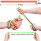6 Pack Stretchy String Fidgets Sensory Toys Resistance Squeeze Strengthen Arms Noodle Stress Reliever Toys for Kids Adults