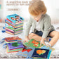 Soft Baby Books Toys Montessori 3D Touch Feel High Contrast Cloth Book Sensory Early Learning Games for Kids Educational Toys