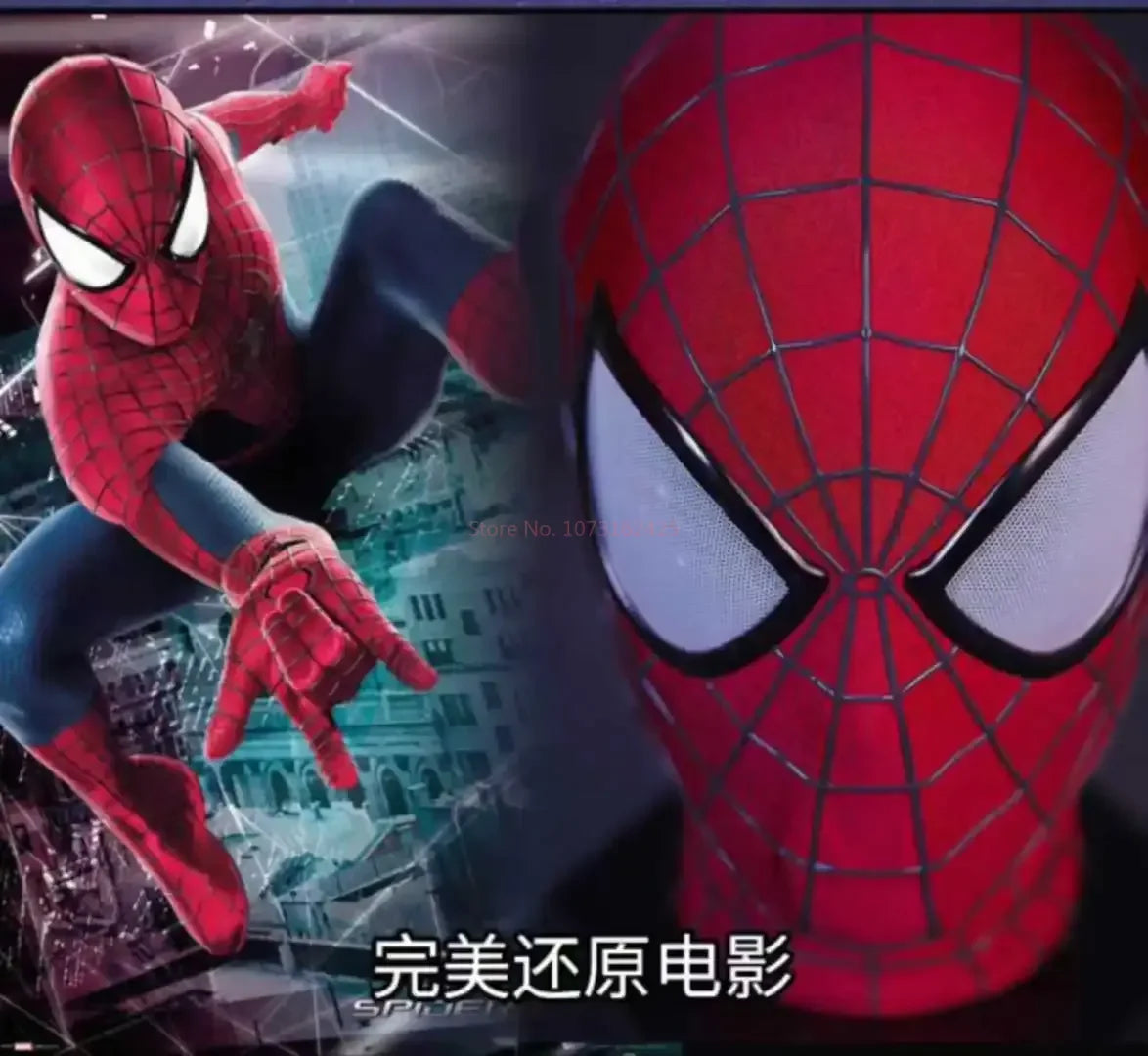 Hottoys New Amazing Spider-Man 2 Handcrafted High-Quality Mask Spiderman Garfield's Version Of Peter Parker Halloween Xmas Gift