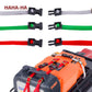 5Pcs Luggage Rope Roof Rack Tie Down Straps for 1/8 1/10 1/18 1/24 RC Crawler SCX10 TRX4 TRX6 YK4102 RGT SCX24 TRX4M Decorate