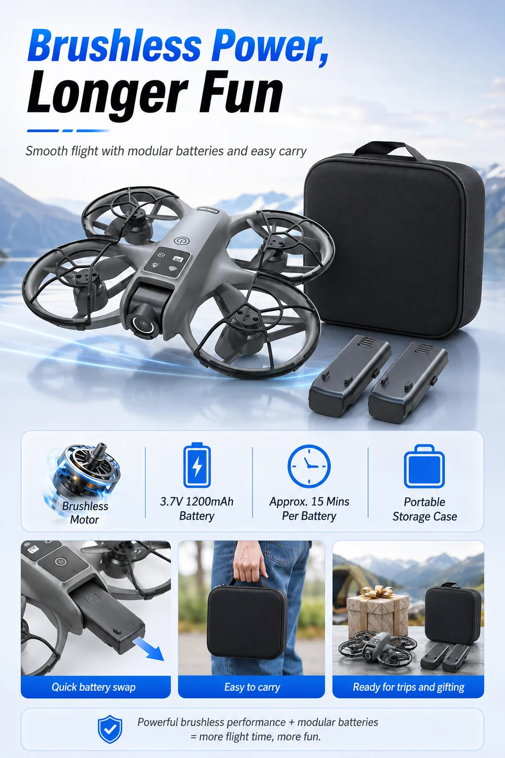Aerial Photography Drone 120° Wide Angle Intelligent Anti Shake High Color Reproduction Gesture Shooting Trajectory Flight APP Control Quadcopter