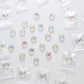 1-20pcs Mini Cute Transparent Fidget Small Silicone Emotion Fidget Poppers Sensory Fidget Toys Soft Funny Stress Relieving Toys
