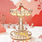 Robotime ROKR Magic Amusement Park Wooden Toys DIY Music Box Moveable 3D Wooden Puzzle for Kids Gifts for Christmas EA