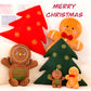 Gingerbread Plush Toy – Caramel Chocolate Stuffed Xmas Cushion Doll