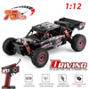 WLtoys 124016 V8 RC Car 75 KM/H High Speed 4WD Drift Off-Road