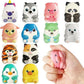 6/12PCS for Kids Adult Mini Kawaii Cute Stress Relief Squeeze Toys Random Slow Rising Squishies Toy Carnival Goodie Bag Stuffers
