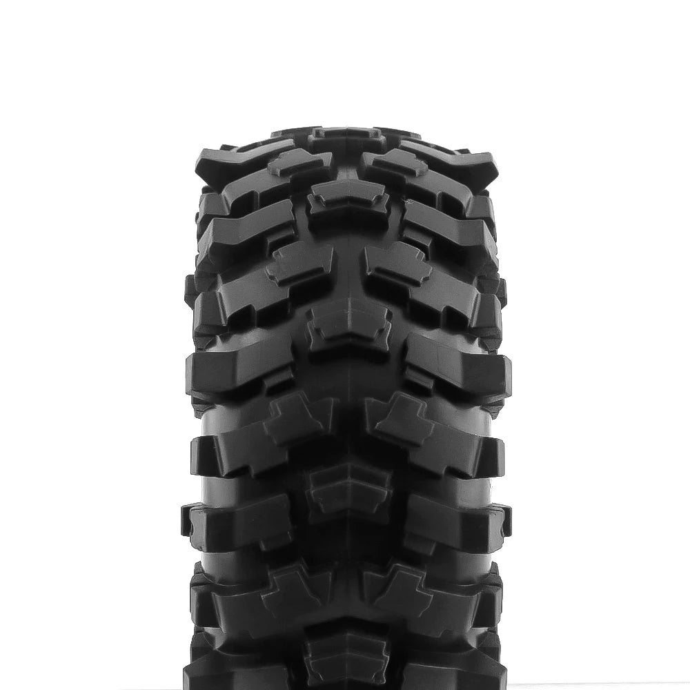 RED SPIDER 4Pcs 1.9 Inch Rock Rubber Tires 1.9" Wheel Tyres OD 118mm For 1/10 RC Crawler Axial SCX10 TRX4 D90 RC Off Road Car Upgrade Accessories