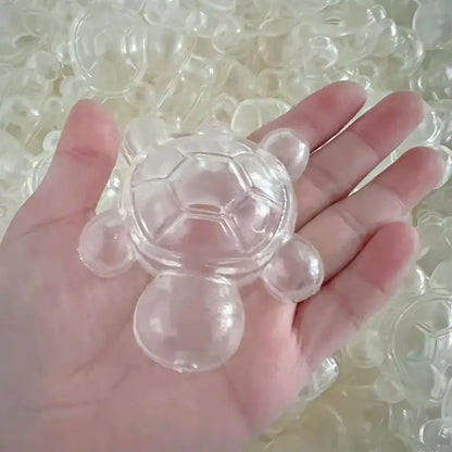 1PC DIY Turtle Ball Skin Handmade Empty Ball Slow Rebound Decompression Toy Fidget Squeeze Ball For Anxiety Office Home