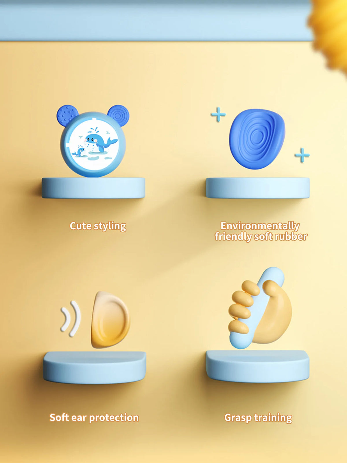 Baby Rattle Toys Teether Hand Bells Mobile Infant Stop Weep Tear Rattles Early Educational Toy for Newborn Gifts 0-18M
