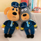 New Sheriff Labrador Dog Toy Security Sergeant Labrador Wolf Dog Cartoon Doll Boys Girls Soft Stuffed Toys Gift
