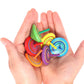4Pcs Color Wooden Gyro Toy Treat Adult Birthday Guest Gifts Shower Party Favors Finger Game Giveaway Pinata Fill Goodie Bag