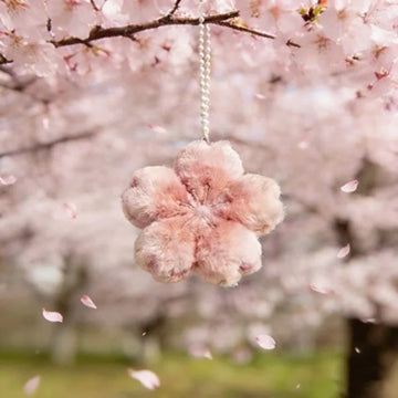 2026 New Sakura Healing Plush Doll Keychain Cute Girl Pendant Bag Decoration Fashion Lovely Gift for Girlfriend Ladies Friend