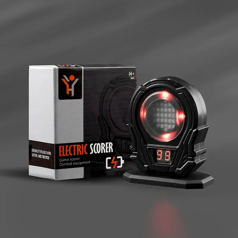 Infrared Induction Electronic Scoring Laser Target Color Sensitive Shooting Practice with Sound Effects Training Toy Equipment
