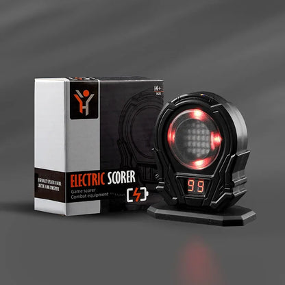 Infrared Induction Electronic Scoring Laser Target Color Sensitive Shooting Practice with Sound Effects Training Toy Equipment