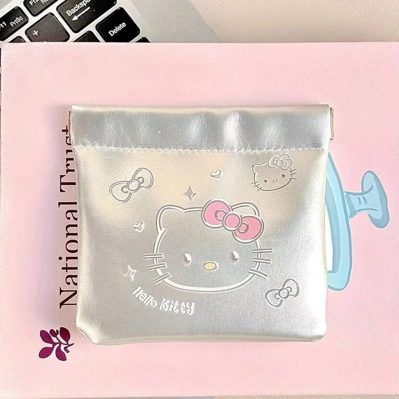 Kawaii HelloKitty cartoon peripheral storage bag, makeup bag, multifunctional packaging bag