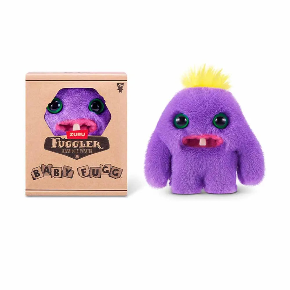 Baby Fuggler Plush Doll Fuggler Ugly Monster REEK-O Wide Eyed Weirdo Sasquoosh Soft Smalll Stuffed Toy With Box