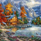 5D Diamond Painting Landscape House Full Drill DIY Embroidery Kit