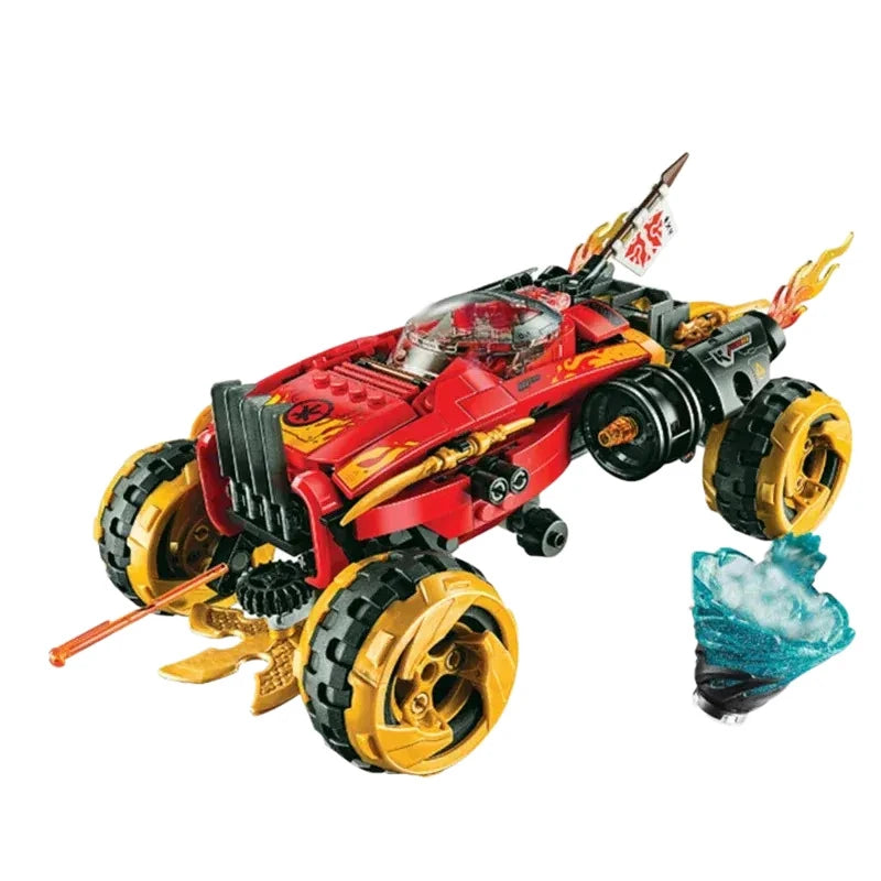 Compatible Sets Series Building Blocks Jay Storm Fighter Element Spaceship Flying Machine Children's Assembling Gifts 70668