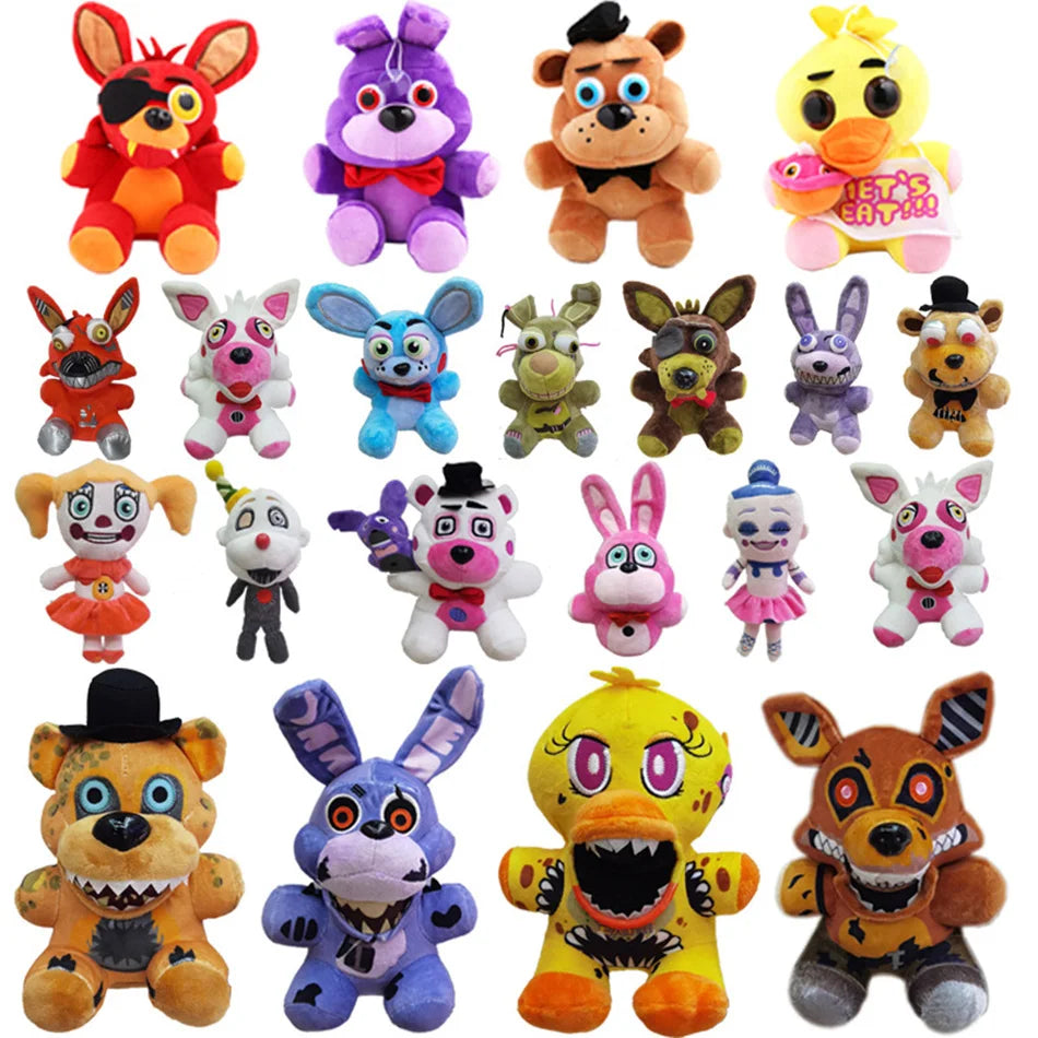 Five Night At Freddy Fnaf Cute Plush Toys Game Doll Freddy Fazbear/Bonnie/Chica Cartoon Stuffed Dolls Toys For Children Gifts