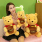 35/45/55cmhoney Winnie The Pooh Plush Toy Soft Stuffed Hunny Pot Bear Huggable Doll Home Decor Throw Pillow Accompany Doll Gift