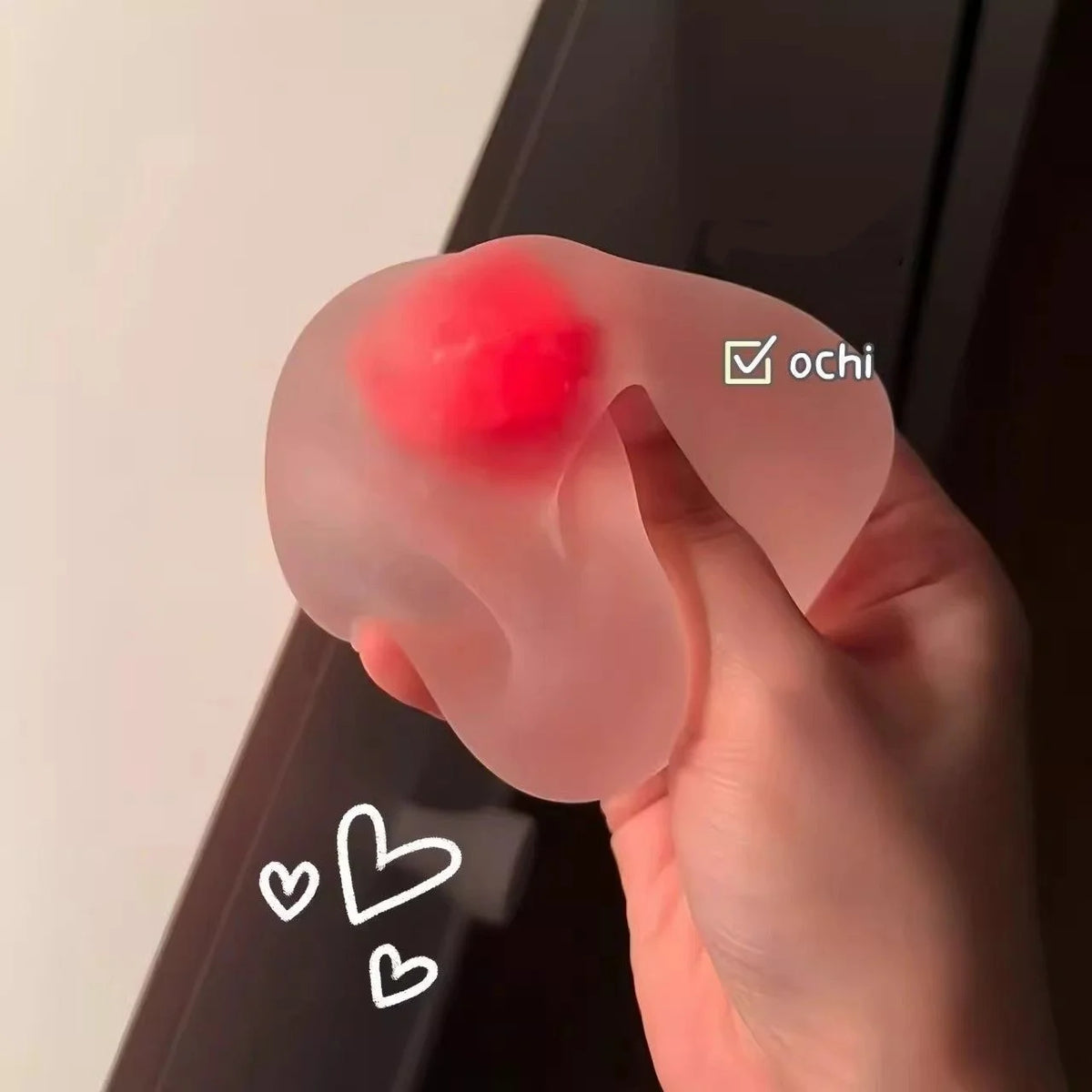 Strawberry Mochi Squeeze Toys Stress Relief and Vent Anger Fidget Toys Slow Rebound Stress Relief Toy Relieve Stress Squishy Toy