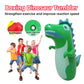 90cm Inflatable Dinosaur Tumbler Toy Thick PVC Punching Bag for Kids Bounce Back Boxing Toy Stress Relief Indoor Outdoor Toy