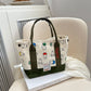 Miffy Kawaii Cartoon Rabbit Canvas Embroidery Handbag Bento Multifunctional Storage Bag Girl Gift Fashion Cute