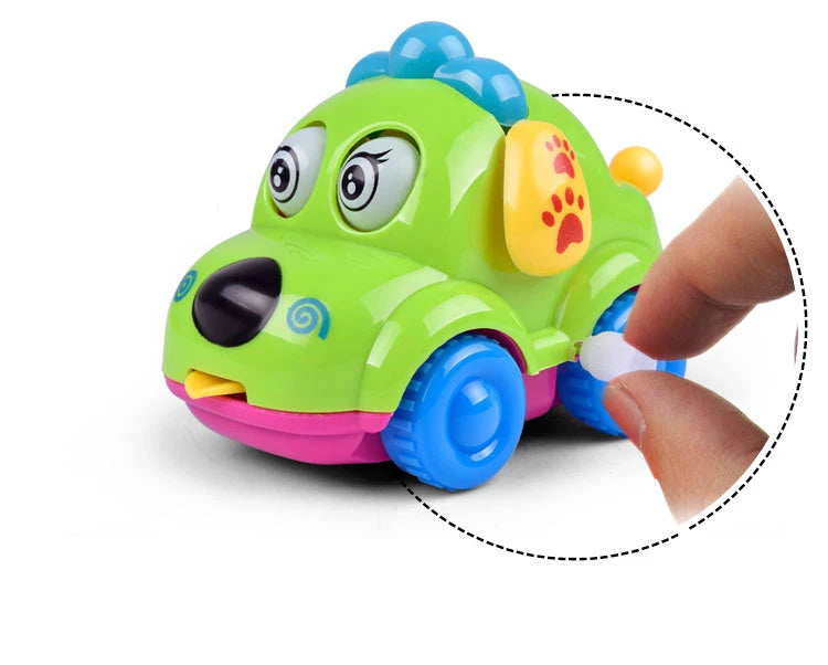 New Clockwork Toy Cartoon Winding Creative Cute Chain up Car Small Animal Gift