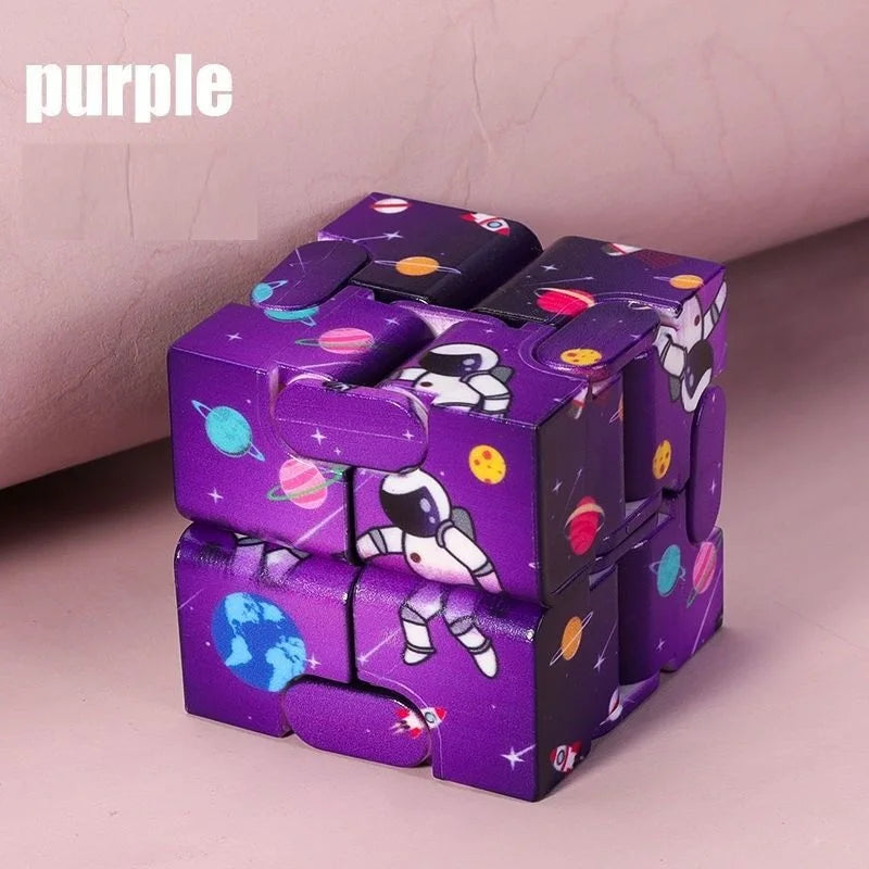 ~~Infinity Cube Flip Adhd Toys Anxiety Toy Fingertips for Game Puzzle Antistress Magic Finger Fidget Autism Hand Gifts Children
