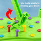 Kids Nail Hammering Game Toy - Parent-Child Interactive Percussion Toy for Fine Motor Skills, Concentration & Hand-Eye Coordina