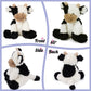 7.87in Cuddly Cow Plush Toy Soft Snuggly Stuffed Animal for Children Cute Silly Cow Doll Kawaii Cattle Plush Kids Birthday Gifts