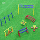 1:75 1:150 Scale Miniature Fitness Equipment Model Set For HO/N Train Layout Building Dollhouse Outdoor Sport Diorama Accessory