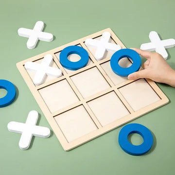 New Montessori Wooden Toy Mini Chess Play Game Jigsaw Board Games Early Educational Interaction Toys for Kids Party Battle Games