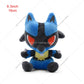 Pokemon Anime Kawaii Shiny Lucario Plush Doll Cartoon Peluche Stuffed Toy Cosplay Room Decoration Collection Kids Gifts